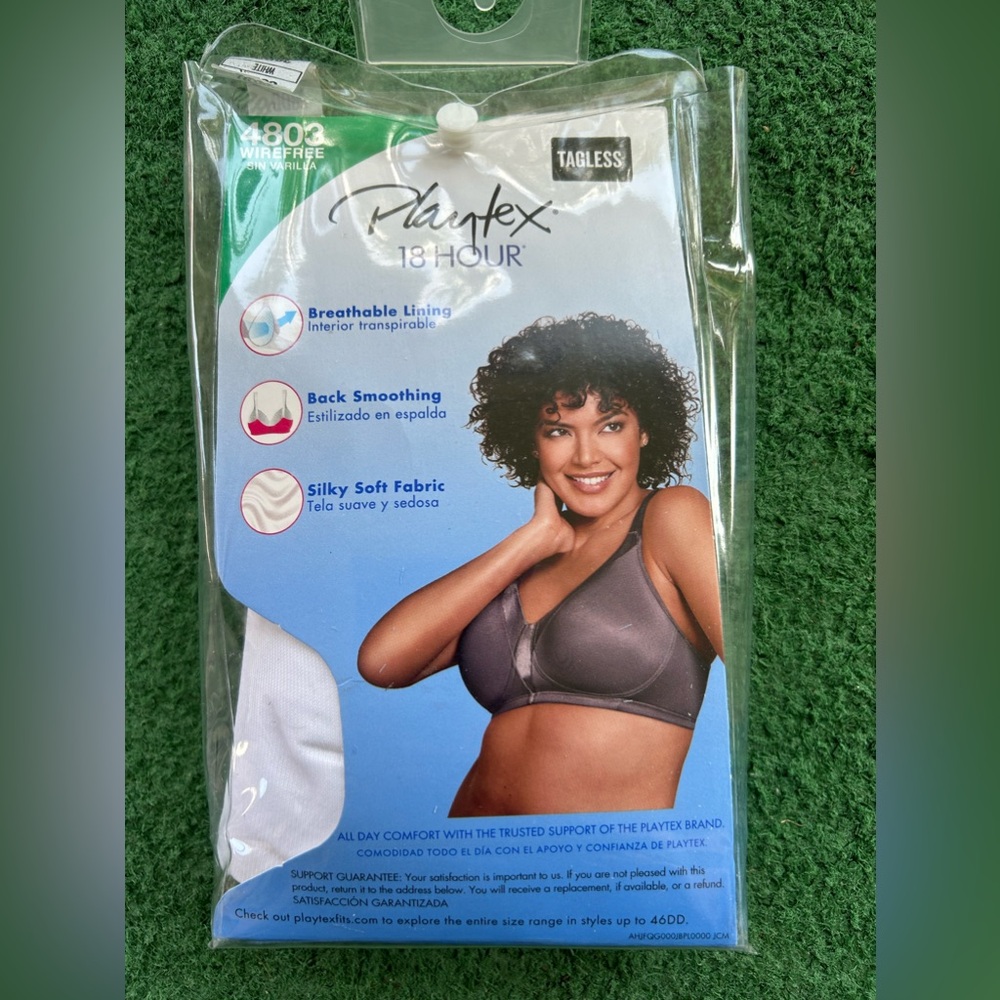 NWT bra 38 DD.  Playtex brand.  still in package. Removed only for pics